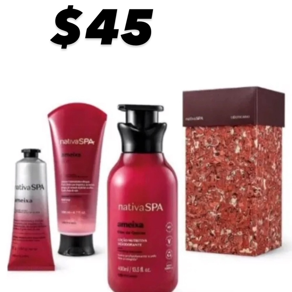 Natura Nativa SPA Ameixa Body Care Set. New in box .